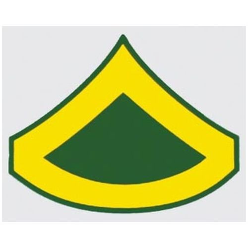 US Army E-3 Private 1st Class Decal