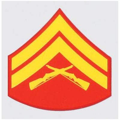 USMC E-4 Corporal Decal