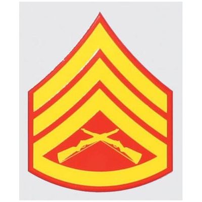 USMC E-6 Staff Sgt.Decal