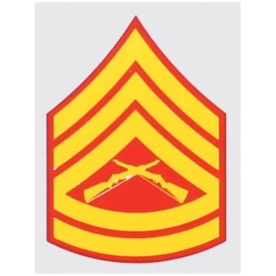 USMC E-7 GSgt.Decal