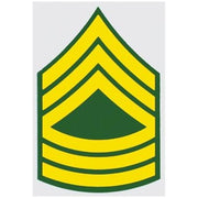 US Army E-8 Master Sgt.Decal