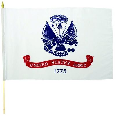 US Army stick Flag