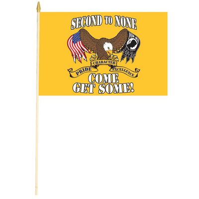Second to None 8 x 12 Stick Flag 322 Squadron Lackland TRS