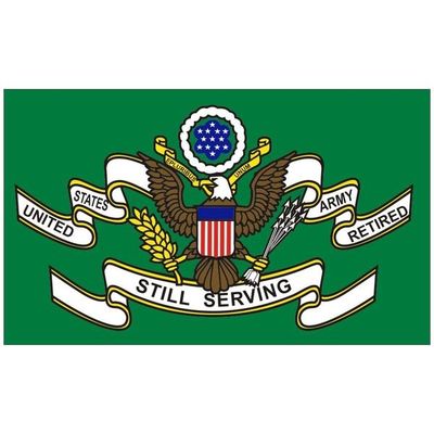 US Army Retired Flag, 3x5 Foot