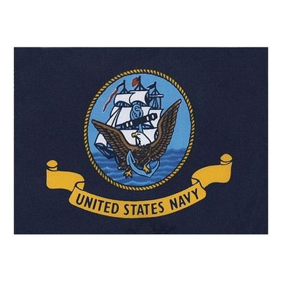 US Navy desk flag