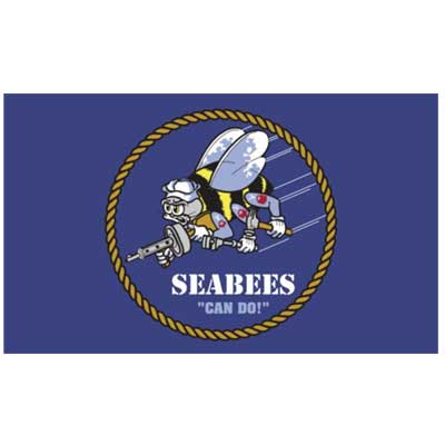 Seabees Flag, 3x5 Foot