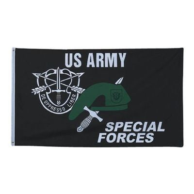 Special Forces with Beret & Knife Flag, 3x5 Foot