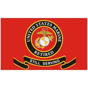 US Marine Retired 3x5 Foot Flag