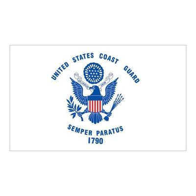 US Coast Guard desk flag