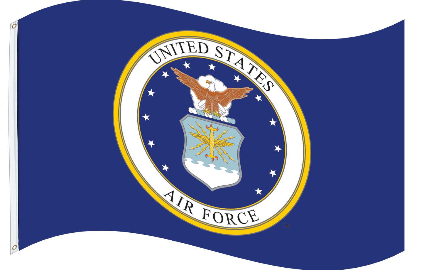 US Air Force Flag, 3x5 Foot Made in the USA