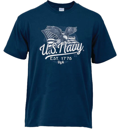 United States Navy Shirt/Water Bottle Gift Pack