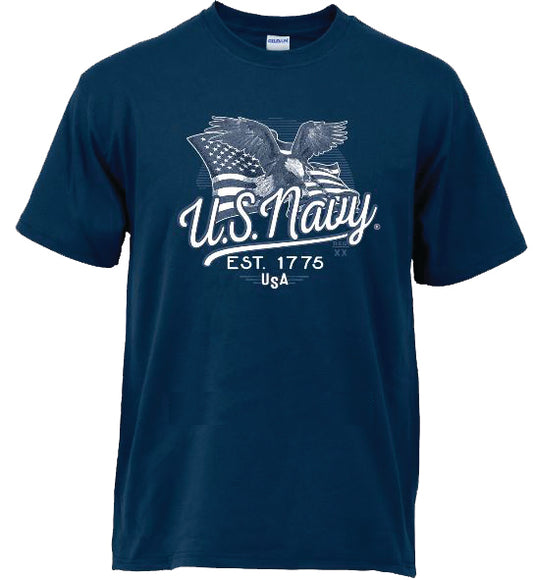 United States Navy Shirt/Water Bottle Gift Pack