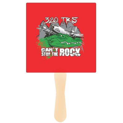 Can't Stop the Rock Hand Fan 320 Squadron Lackland TRS