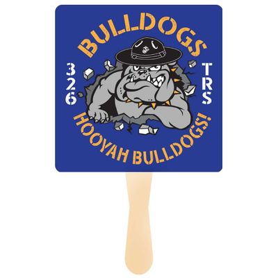 Bulldogs Imprint on Hand Fan 326 Squadron Lackland TRS