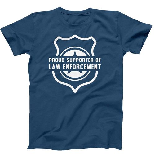 Proud Supporter of Law Enforcement Blue T-Shirt