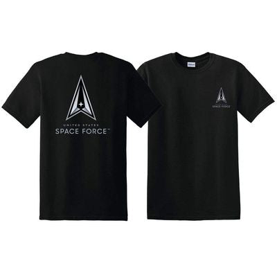United States Space Force Black T-Shirt