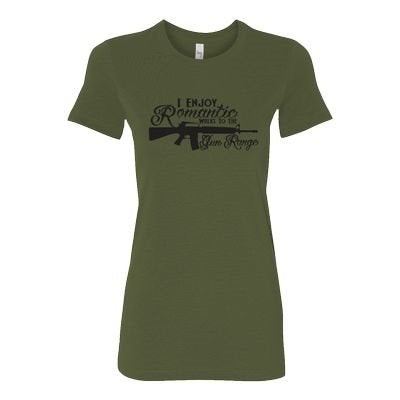 Gun Range Girls Ladies T-Shirt