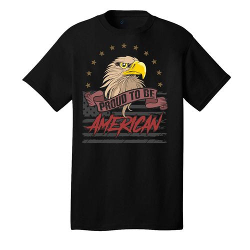 Proud to be an American Eagle T-Shirt - Black