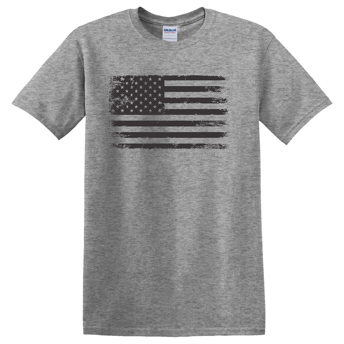 American Flag Black Imprint Full Front