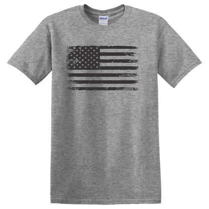 American Flag Black Imprint Full Front