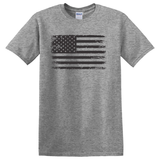 American Flag Black Imprint Full Front