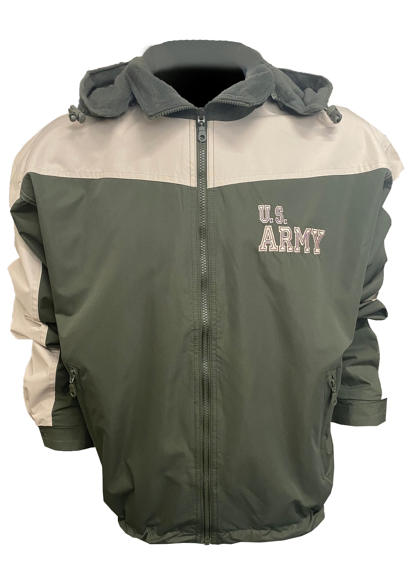 US Army Fleece Jacket, Reversible