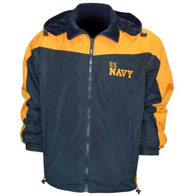 US Navy Fleece Jacket, Reversible