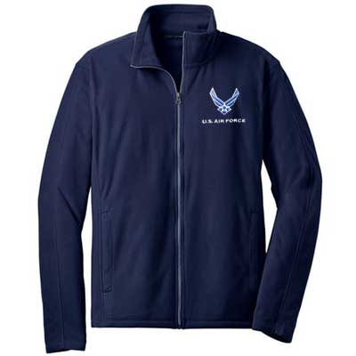 USAF Air Force Full-zip Fleece Jacket