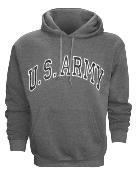 US Army on Fleece Pullover Hoodie