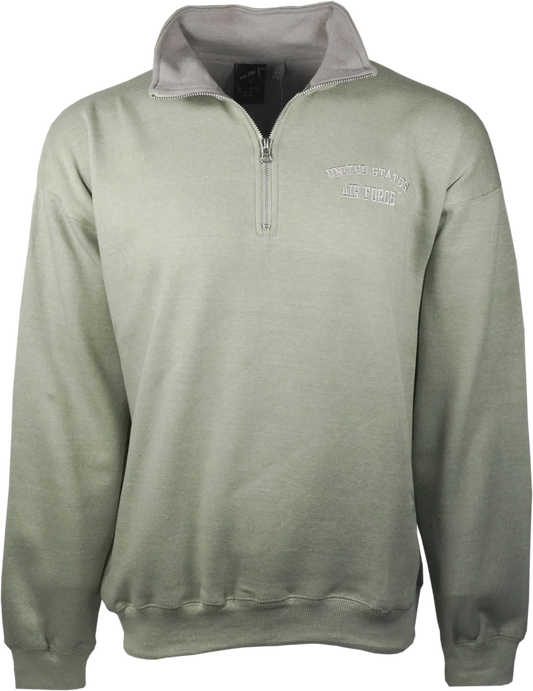 United States Air Force on Fleece 1/4 Zip Pullover