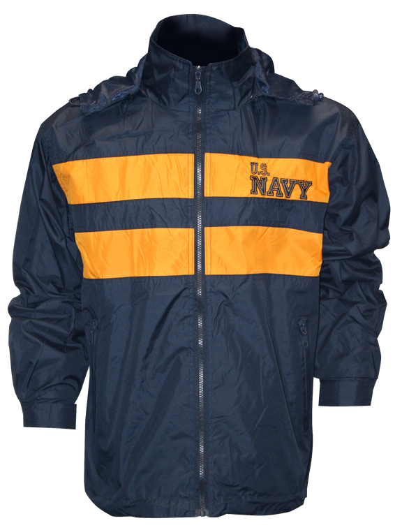 US Navy Stripes Windbreaker Jacket – Honor Country