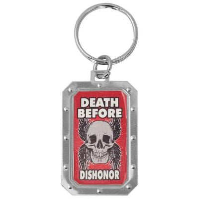 Death Before Dishonor Key Chain, Metal