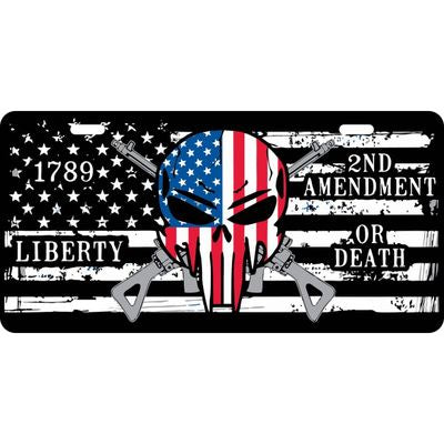 2nd Amendment - Liberty or Death License Plate