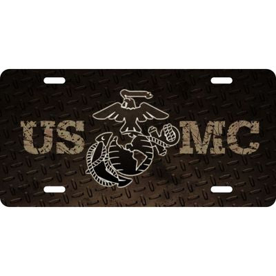 US Marine Corps USMC EGA Diamond License Plate