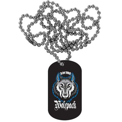 Wolfpack Dog Tag 331 Squadron Lackland TRS