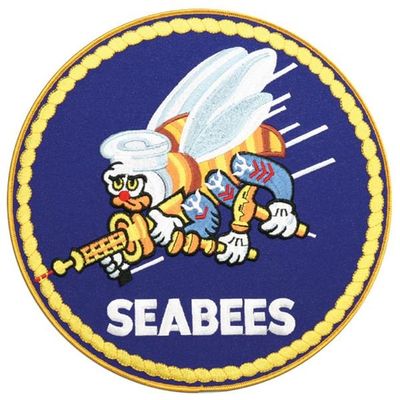 Seabees Patch, 11"