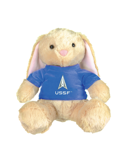 U.S. Space Force on Stuffed Plush Bunny Rabbit