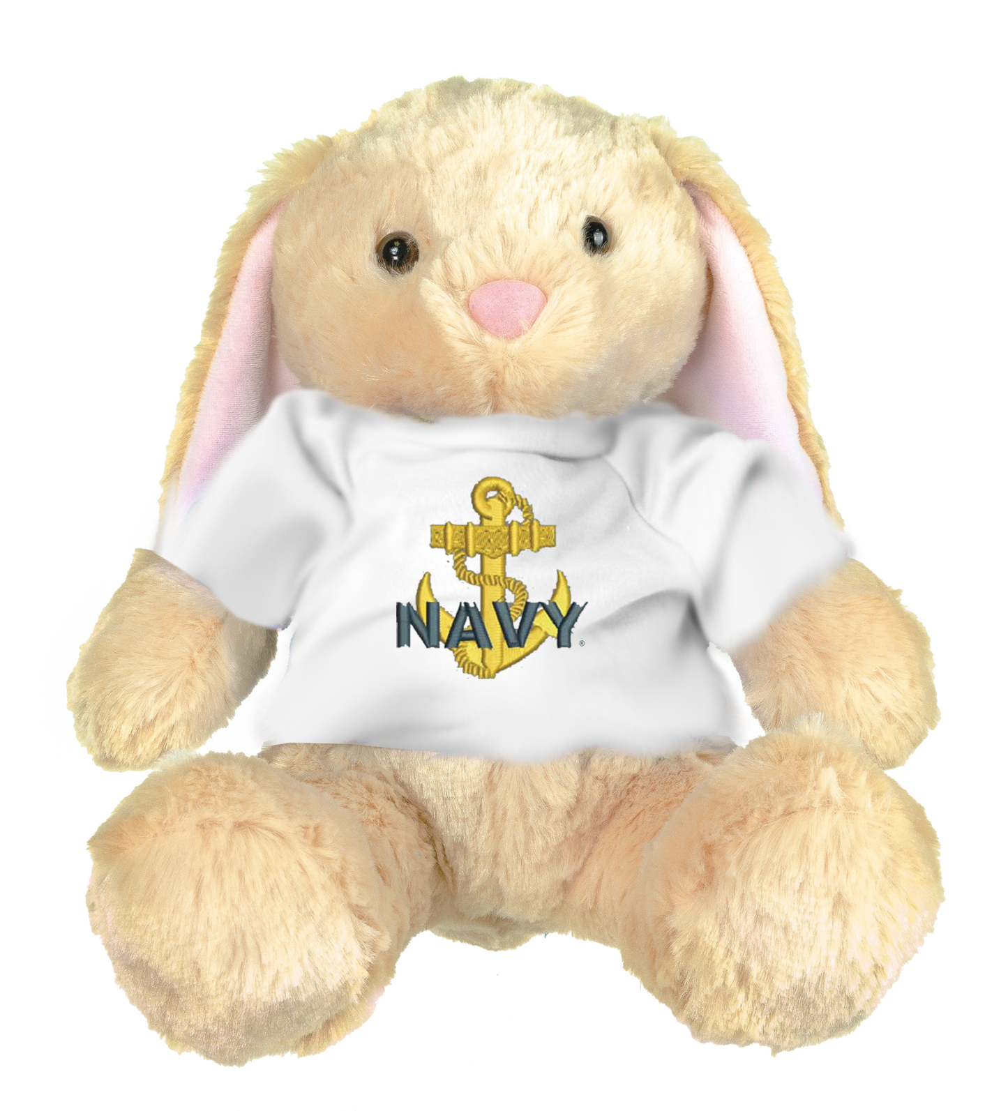 U.S. Navy on Stuffed Plush Bunny Rabbit