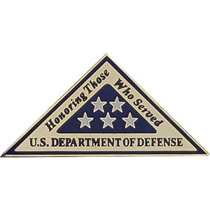 Honoring Those who Served  Lapel Pin, Folded Flag- 1 6/8"