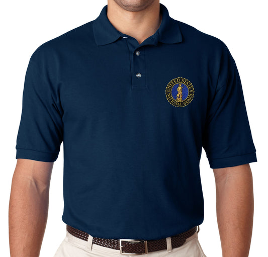National Guard Polo Shirt, Blue