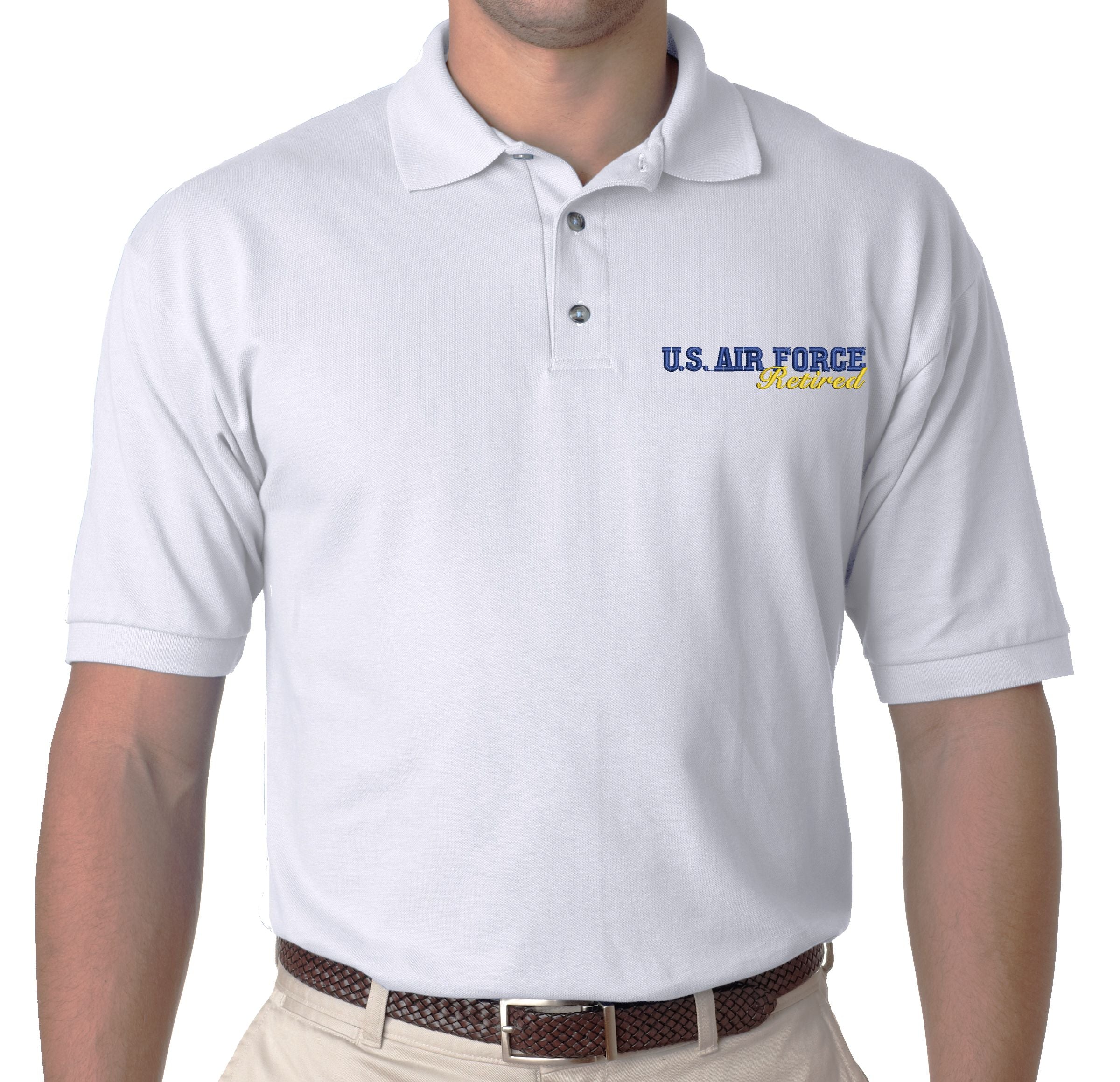 Air Force USAF Retired Polo Shirt Air Force USAF Retired Polo Shirt