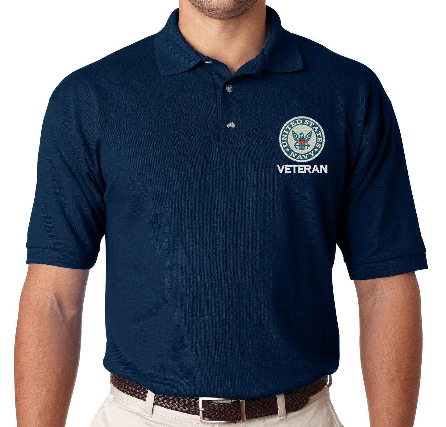 US Navy Veteran Polo Shirt