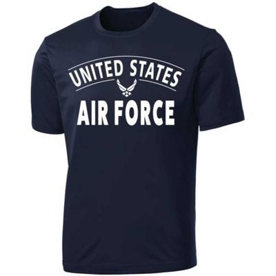 US Air Force USAF Wing Performance T-Shirt