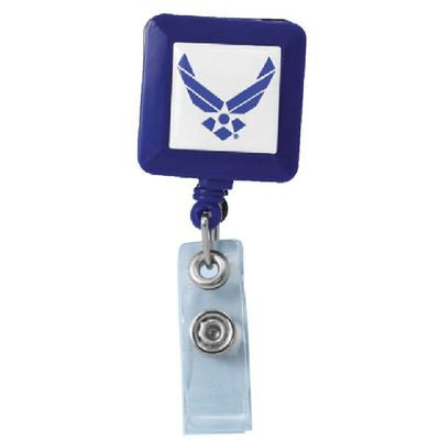 Air Force Retractable Square Badge Holder