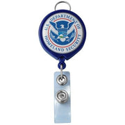 US Department of Homeland Security on Retractable Badge Holder