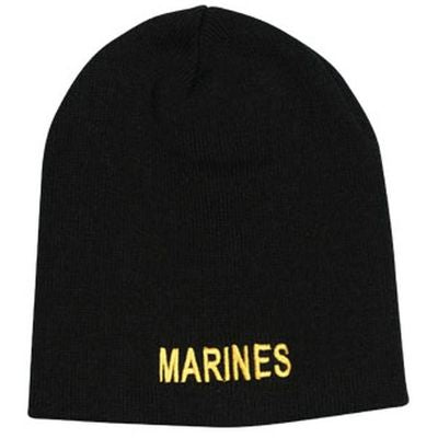 Marines Skull Cap, Black