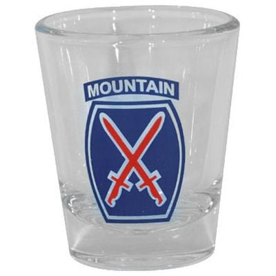 10th Mountain Division Shot Glass
