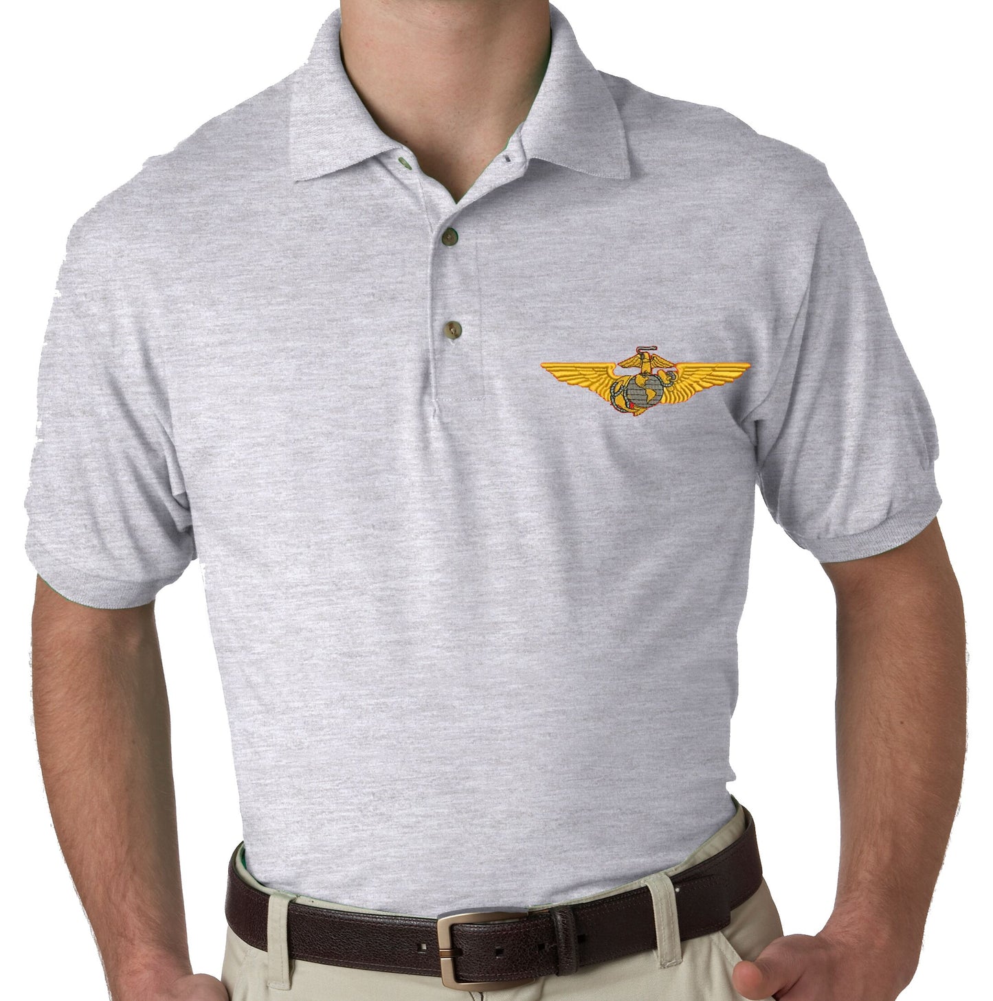 USMC Marine Corps Aviator Polo Shirt