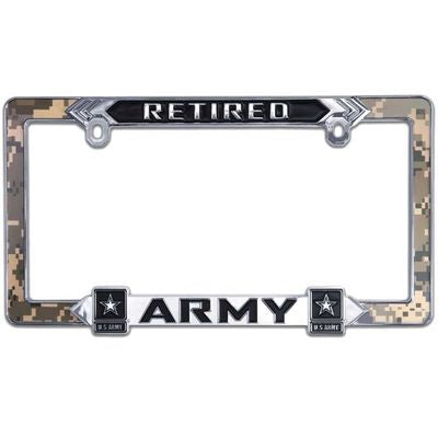 US Army RETIRED 3D Premium ACU License Plate Frame
