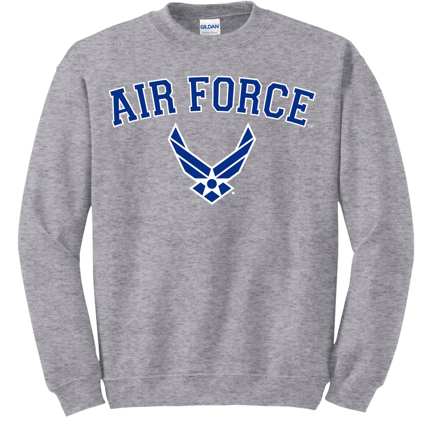 US Air Force Wings Zip-Up Hoodie - Unisex Sweatshirt With Air Power Logo - Sizes S-5X